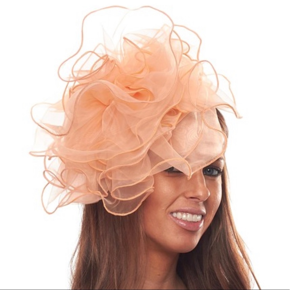 Double Fascinator Cocktail Hat with Headbands and clip